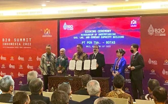 
					PGN dan BOTAS Kerjasama Perluasan Gas Bumi dan LNG ke Turki/Humas PGN.