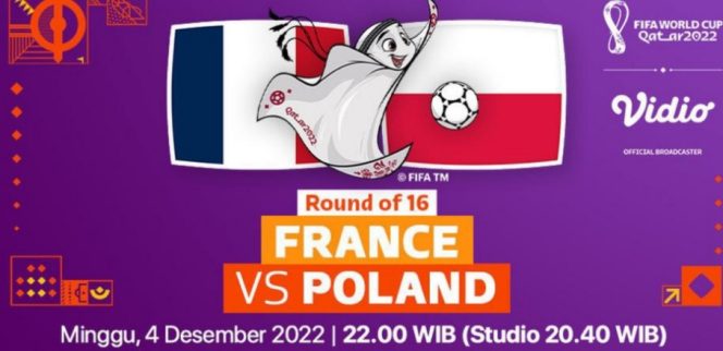 
					Link Nonton dan Siaran Langsung Prancis vs Polandia di Babak 16 Besar Piala Dunia 2022