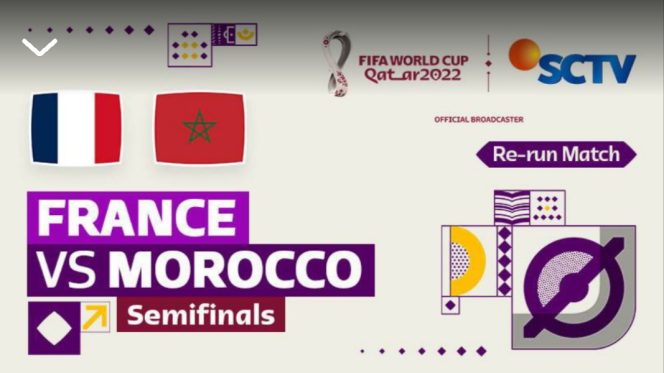 
					Link Streaming Siaran Ulang Prancis vs Maroko Semi Final Piala Dunia Qatar 2022, Tonton Serunya Laga di Sini