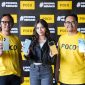 Shendy Rahmadi, Creative Director POCO Indonesia [paling kiri] dan Abee Hakiim, Product PR Manager POCO Indonesia (paling kanan)