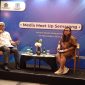 Direktur Utama Pusat Investasi Pemerintah (PIP) Ismed Saputra saat memaparkan kinerja PIP dalam acara Media Meet Up Semarang di Aroem Resto, Senin (20/11/2023)
