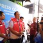 Executive General Manager Regional Jawa Bagian Tengah PT Pertamina Patra Niaga, Aji Anom Purwasakti dalam konferensi pers di Semarang, Selasa (19/3/2024).