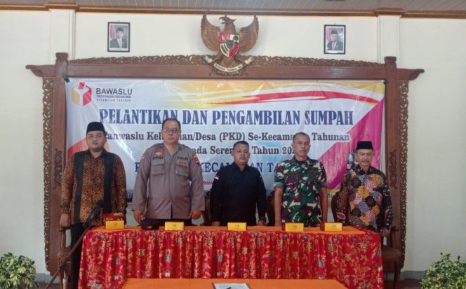 
					Pengawas Pemilu Desa di Kecamatan Tahunan  Dilantik