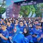 Sekitar 3000 pelari meramaikan event Rupiah Borobudur Playon 2024 di kawasan Candi Borobudur, Jawa Tengah.