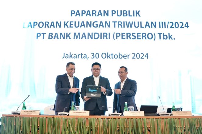 
					Bank Mandiri Catat Penyaluran Kredit Capai Rp 1.590 Triliun di Kuartal III 2024