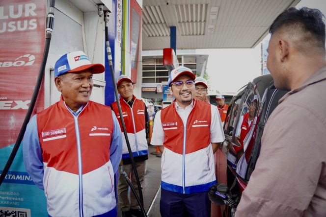 
					Komisaris Utama PT Pertamina Patra Niaga, Ego Syahrial evaluasi pelaksanaan Satgas Nataru 2024/2025 di Jateng dan DIY.