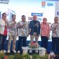 Ketua DPD REI Jawa Tengah, Harmawan Mardiyanto (ke-4 dari kiri) dan Regional Consumer Banking Head RO Semarang BRI, Dwi Setyo Suyoko (ke-5 dari kiri) saat membuka REI Expo III 2025 di DP Mall, Jumat (15/8).