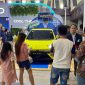 BYD meluncurkan model mobil listrik ATTO 1 di GIIAS Semarang 2025 yang berlangsung 24 - 28 September di Muladi Dome Undip Semarang.