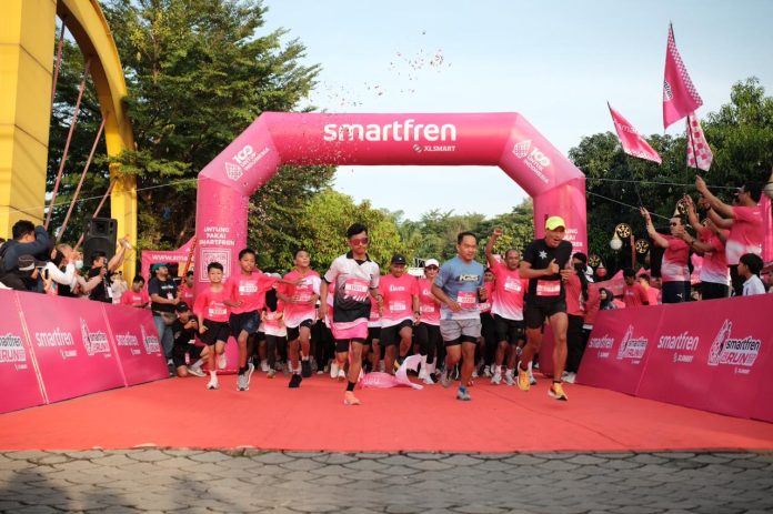 SMARTFREN Fun Run 2025 yang digelar di Klaten mendapat sambutan hangat dari masyarakat.