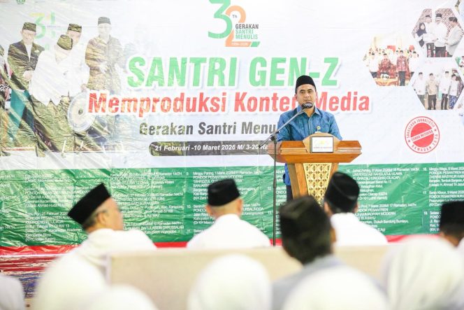 
					Wagub Taj Yasin Dorong Santri Produksi Konten Positif dan Terverifikasi