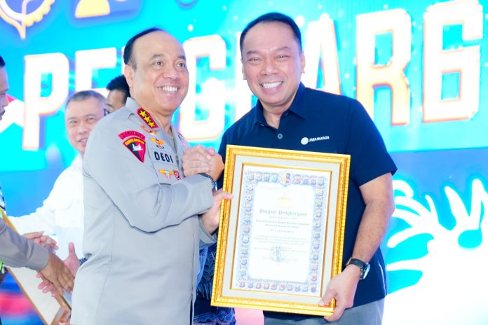 Jasa Marga terima apresiasi Polri di Rakernis Lalu Lintas 2026