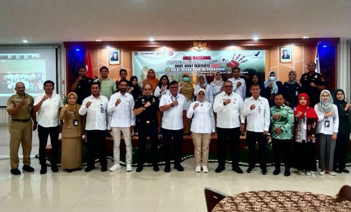 Aksi Nasional Pencegahan OOT BBPOM Semarang penandatanganan fakta integritas