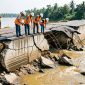 Tanggul Sungai Silandak Semarang jebol 41 meter