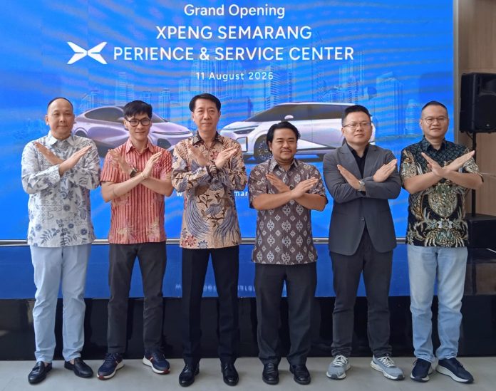 XPENG Indonesia resmi memperluas jaringan layanan ke Jawa Tengah dengan membuka XPENG Experience & Service Center pertama di Semarang, Selasa (11/8/2026).