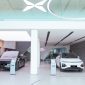 Tampilan unit dalam XPENG Experience & Service Center di Jalan Jenderal Sudirman Nomor 310, Semarang.
