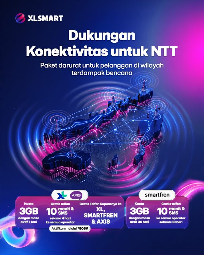 
					Pasca Gempa NTT, XLSMART Kebut Pemulihan Jaringan, Tinggal 5 BTS Terdampak