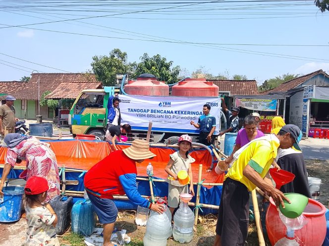 
					BRI Purwodadi Salurkan Air Bersih untuk Bantu Warga Grobogan Hadapi Kekeringan